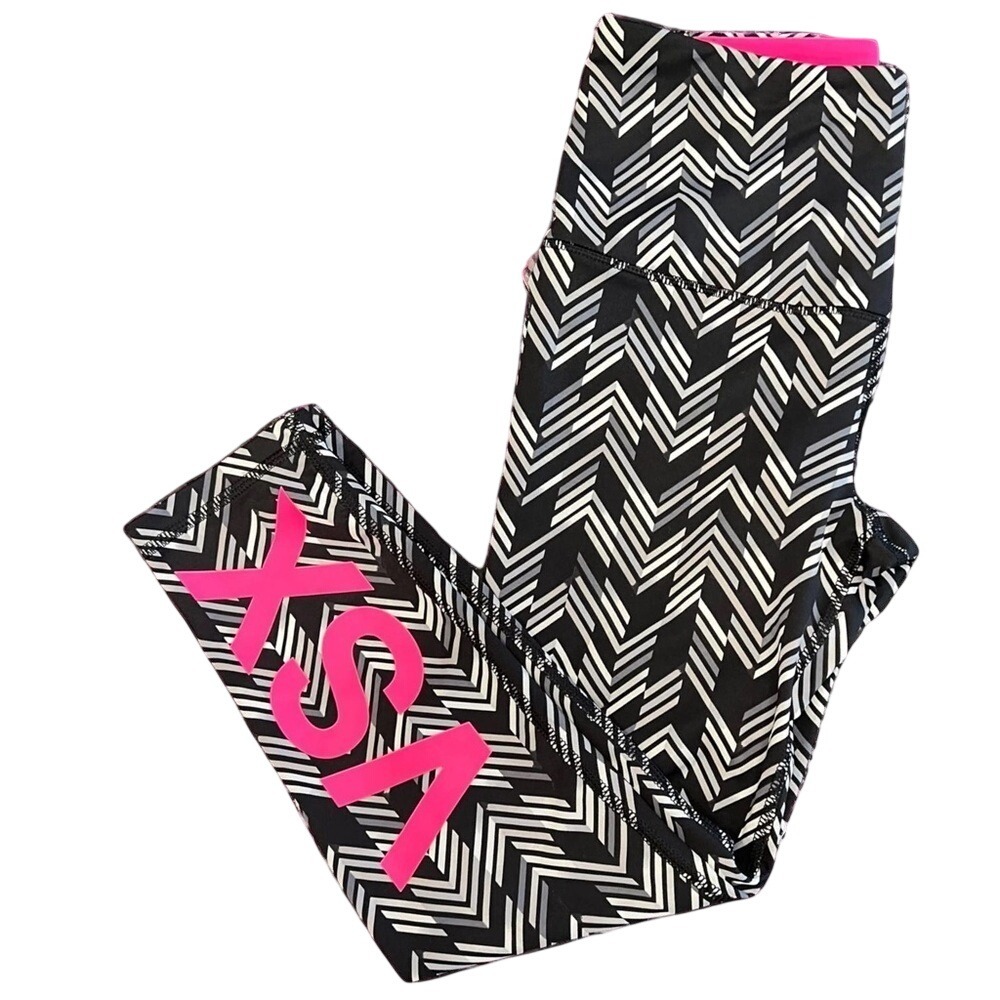 VSX Victoria Secret Sport‎ Cropped Patterned Leggings